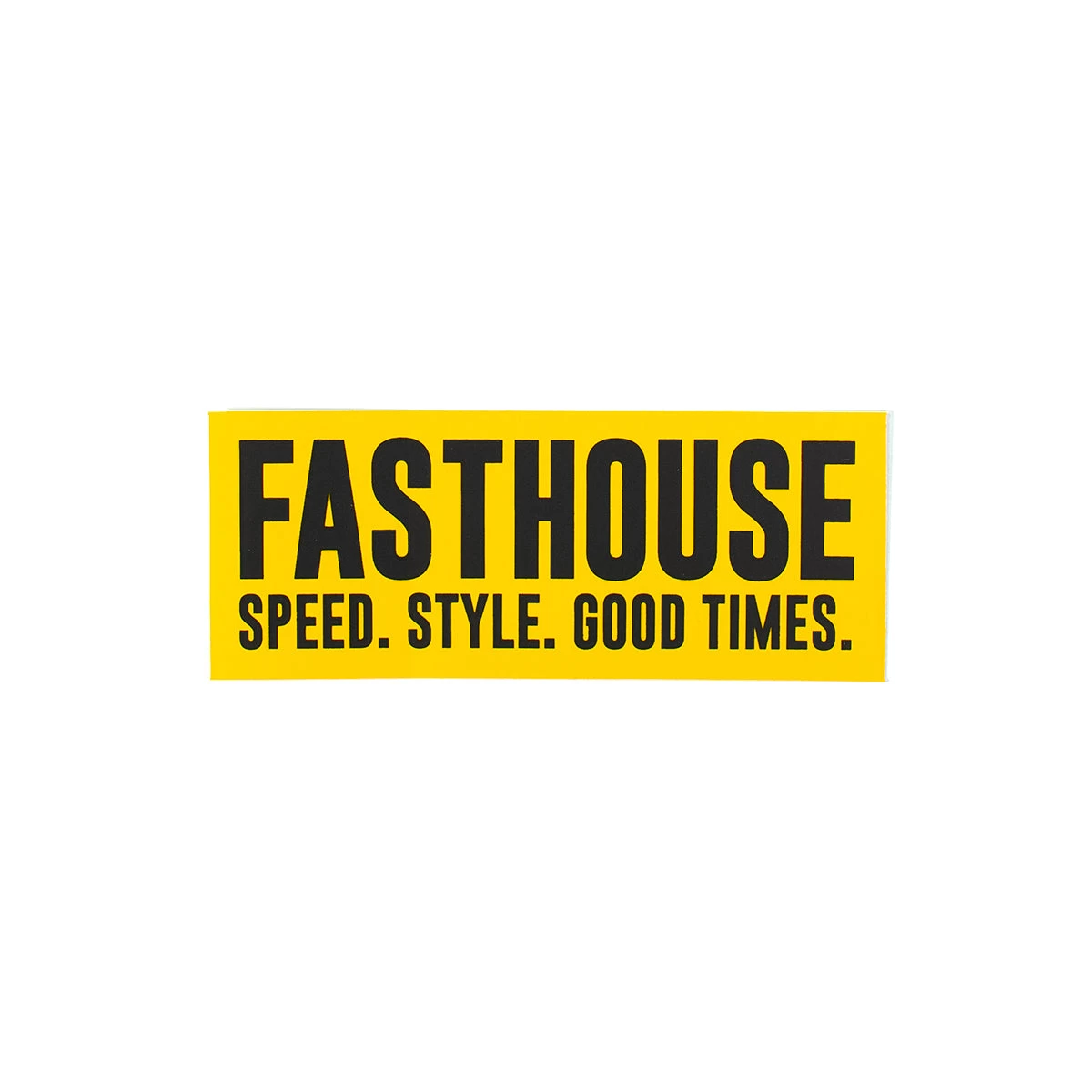 FASTHOUSE Yellow Good Times Sticker
